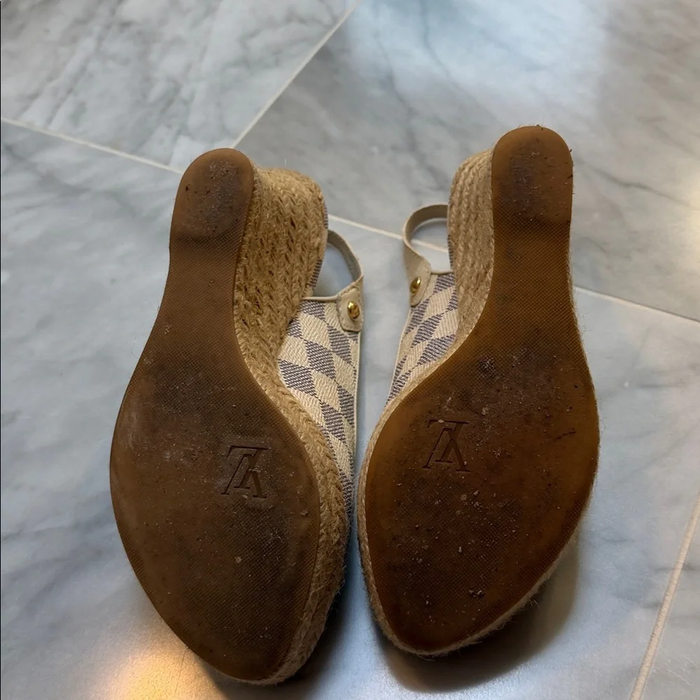 Louis Vuitton Damier Azur espadrilles - Picture 4 of 5